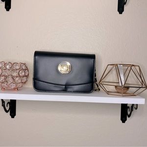 Bebe leather small black purse
